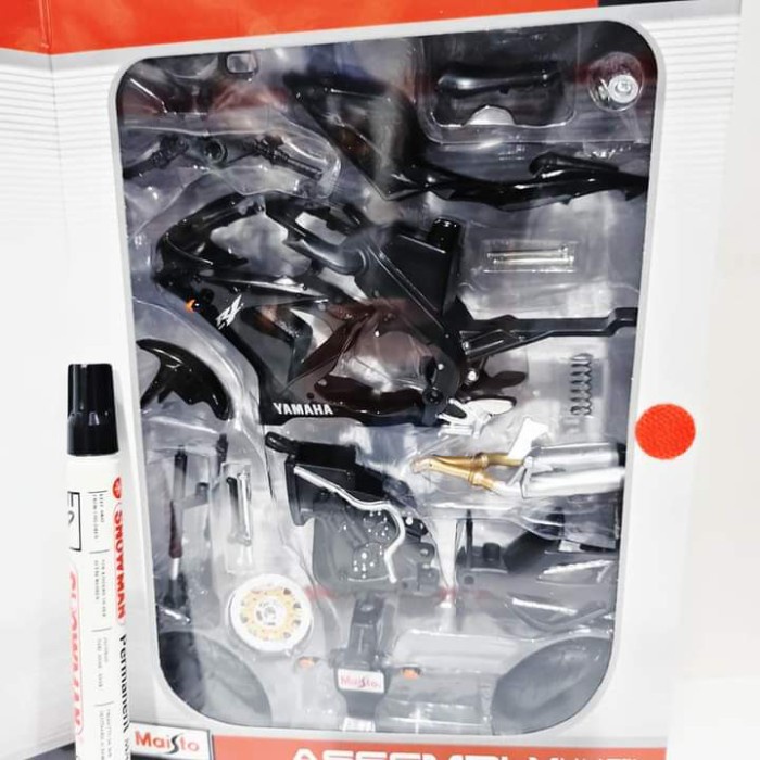 MUST HAVE MAINAN DIECAST MAISTO ASSEMBLY LINE MAISTO YAMAHA YZF-R1 SKALA 1:12 CO TERMURAH