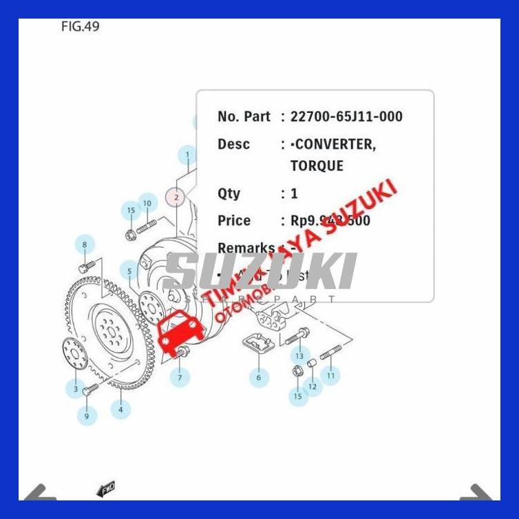 Converter torque grand vitara 2000cc asli SGP