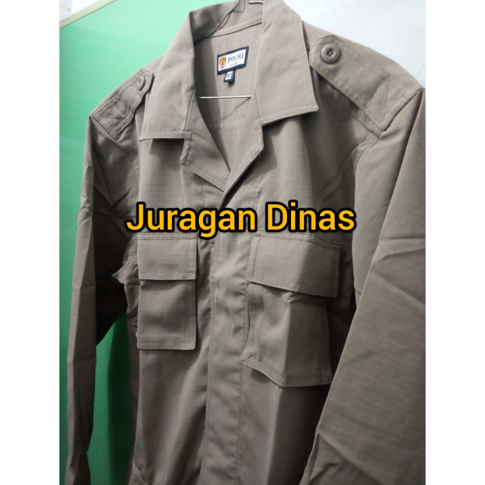 1 Stel Baju Celana Pdl Jatah Polri Pdlt Seragam Pdl Satpam Terbaru