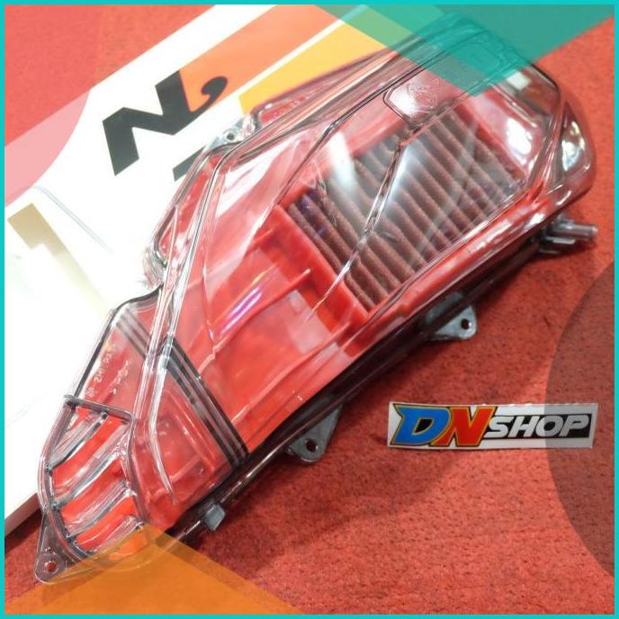Cover filter zhipat smoke dan filter k&n vario125 vario150 pcx150 cbu