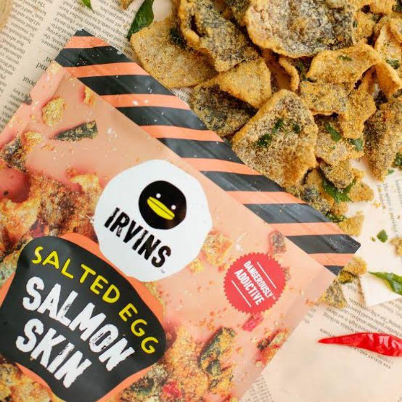 

IRVINS Salted Egg Salmon Skin 105 Gram (Made in Singapore) Best Seller