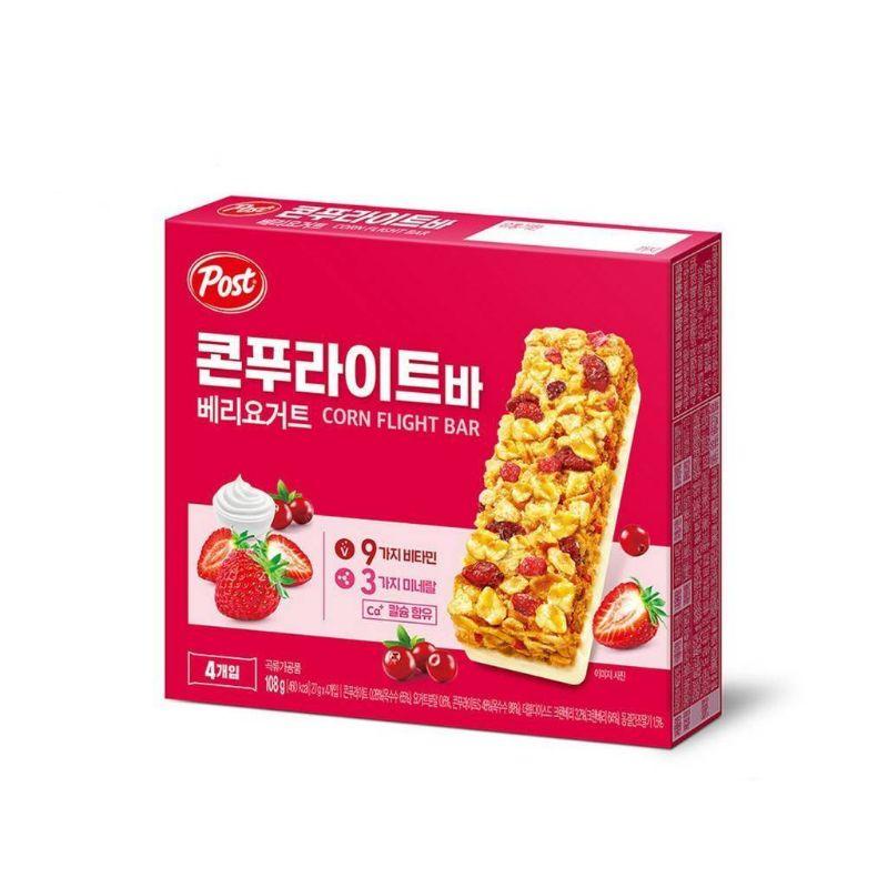 

POST Corn Berry Yogurt Flight Bar Isi 4 Pcs (Made in Korea) Best Seller