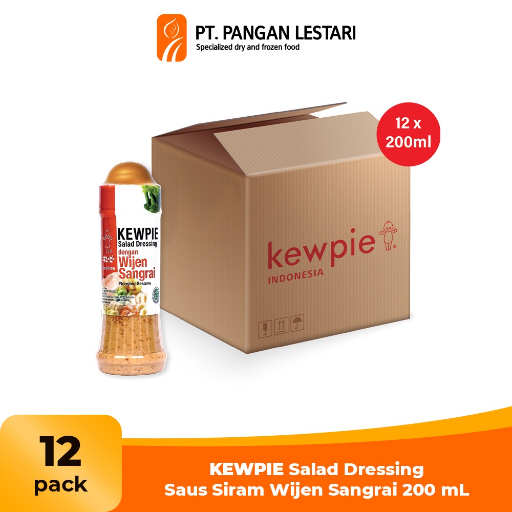 

KEWPIE Salad Dressing Saus Siram Roasted Sesame - Wijen Sangrai 12 x 200 ml (Karton)