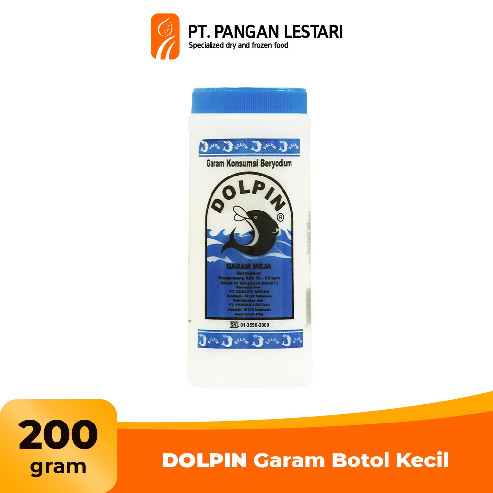 

DOLPIN Garam Botol Kecil 200 gr