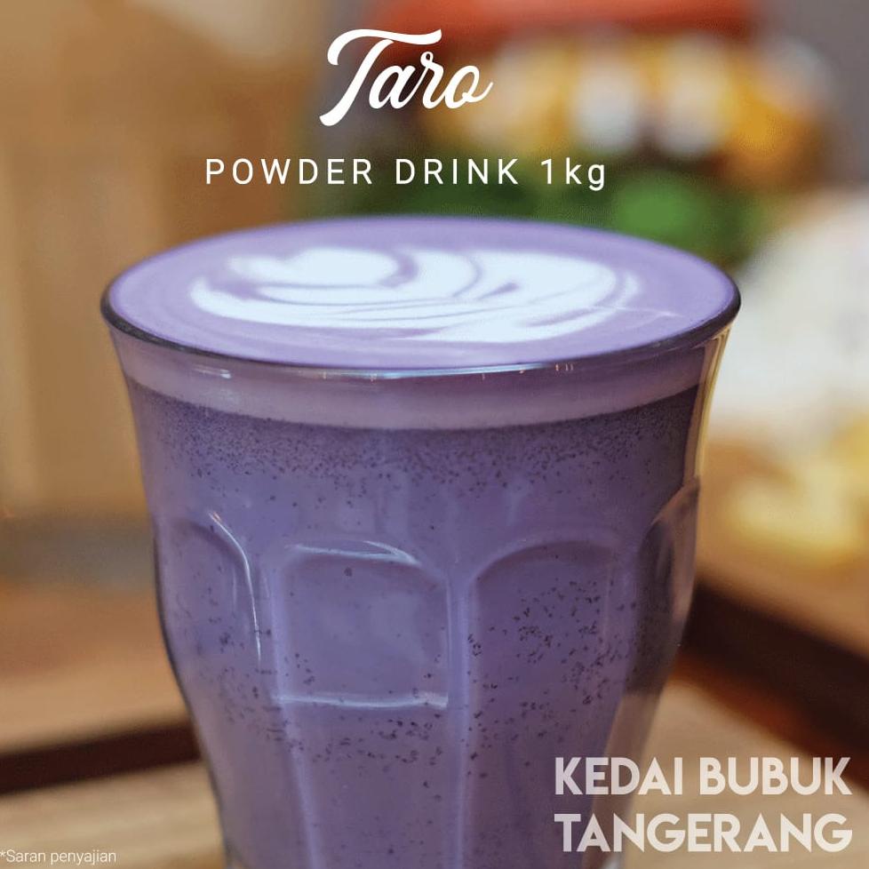 

Berkualitas! Bubuk Minuman Rasa Taro Bubble drink Powder drink Ice Blended 1kg Javaland ,,