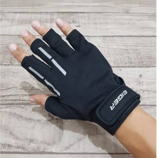 SARUNG TANGAN MOTOR EIGER DAILY RIDING GLOVE HALF SARUNG TANGAN PRIA