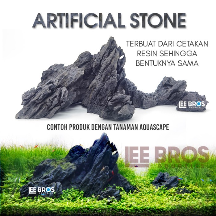 Promo Batu Aquascape Imitasi / Batu Iwagumi Aquascape / Hiasan Aquarium