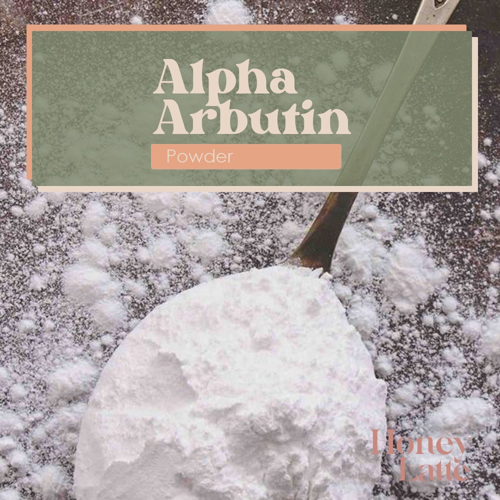 Alpha Arbutin Whitening Brightening Glowing Skin Powder 99,9% Murni 5gr