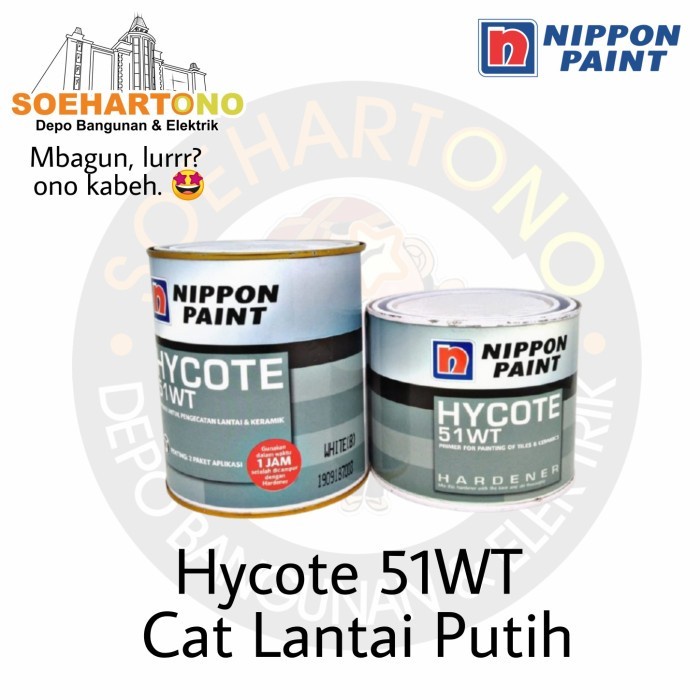 Nippon Paint Hycote 51 Wt White Cat Lantai