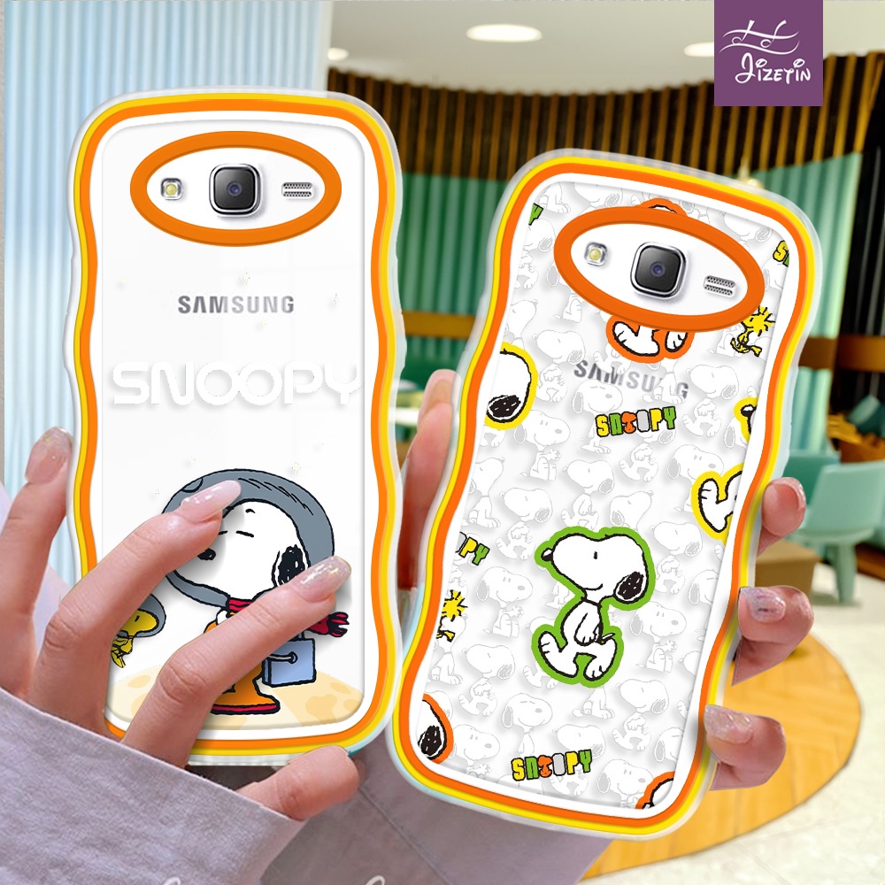 Planet Snoopy Casing ph bentuk aneh untuk for Samsung Galaxy J7/Core/Prime J5 Pro J3 J2 Pro/Prime so