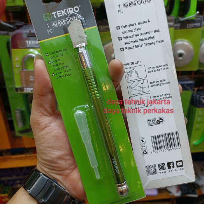 

Promo Tekiro Pisau Potong Kaca Tc90 / Glass Cutter Tekiro / Alat Potong Kaca Terbaru