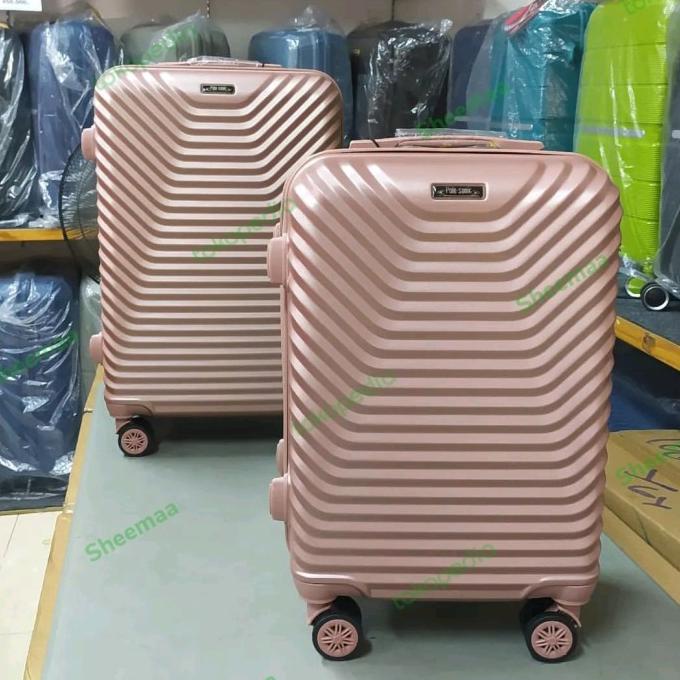 Tas Travel Koper Polo 24 Inch Fiber Hardcase Roda 4 Murah Star Seller