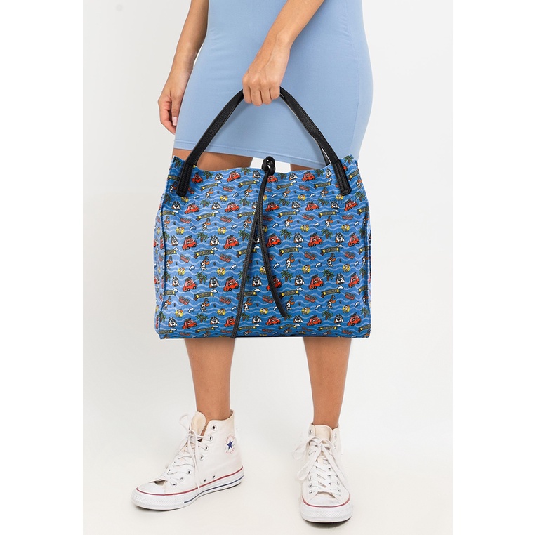 Tas Tote Bag Hush Puppies Original Wanita Satchel Material kanvas Branded Limited Edition Cammie M C