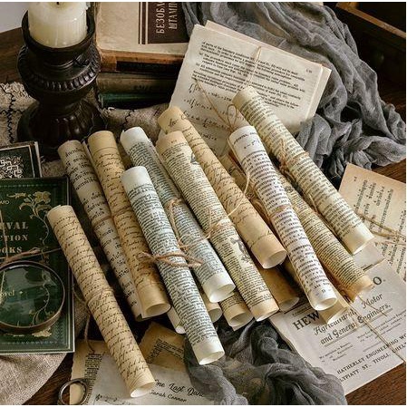 

TERLARIS - 10 DESIGN BACKGROUND PAPER - RETRO SIMULATION BOOK SERIES (10PCS)