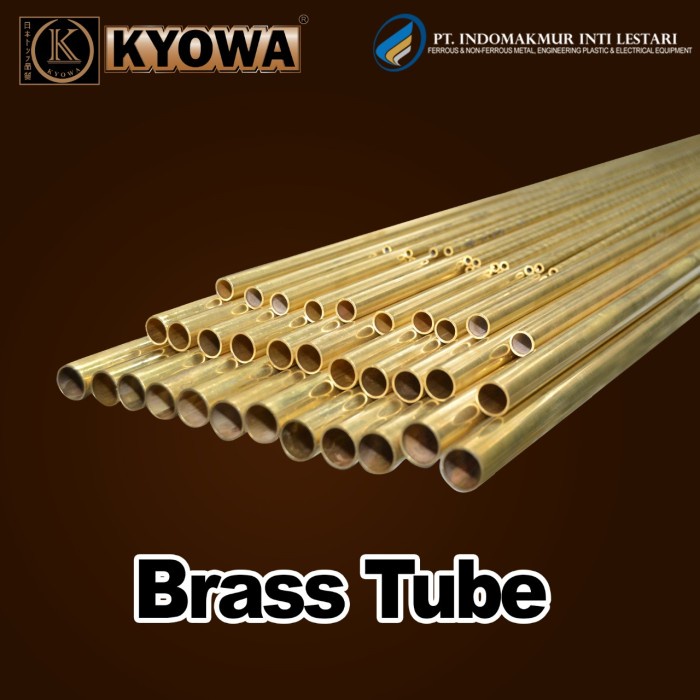 ✅Original Pipa Kuningan Kyowa / Brass Tube / Laras Polos Kuningan 7/8 X 150 Mm Terbatas
