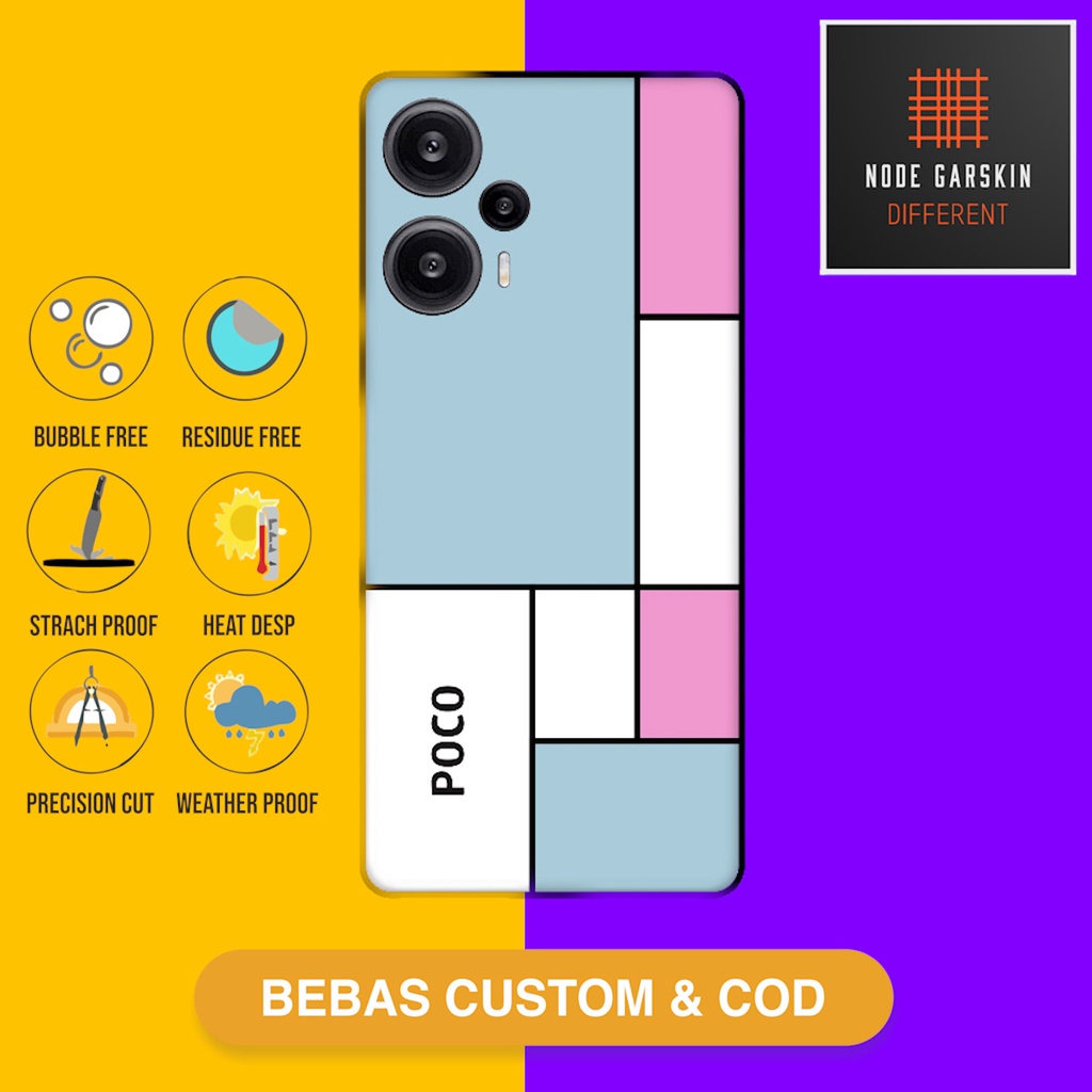 Garskin skin Poco F5 Fullbody Atau Backonly Vinyl - camon Kode - PR3