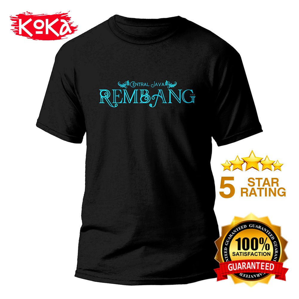 T-Shirt Distro Premium - REMBANG - Kaos Khas REMBANG - RBG1