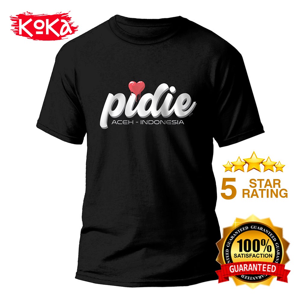 T-Shirt Distro Premium - PIDIE - Kaos Khas PIDIE - SGI2