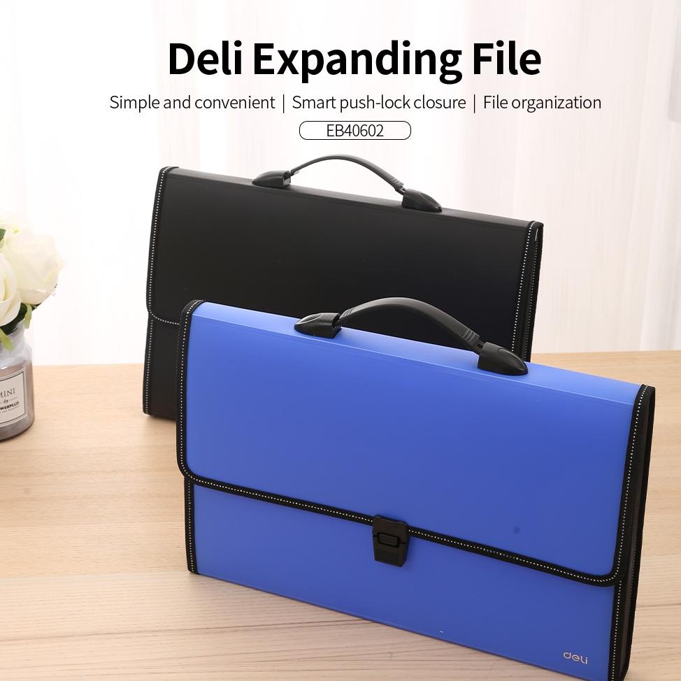 

Promo Deli Expanding File Fc 13P Anti Air Dengan Smart Push Lock Untuk Keamanan File Eb40602 Hm521