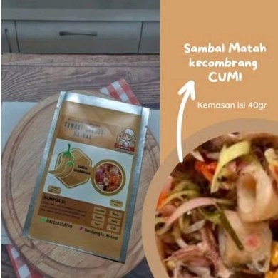 

SAMBAL MATAH KECOMBRANG CUMI (BERAT ISI 40-45GR)