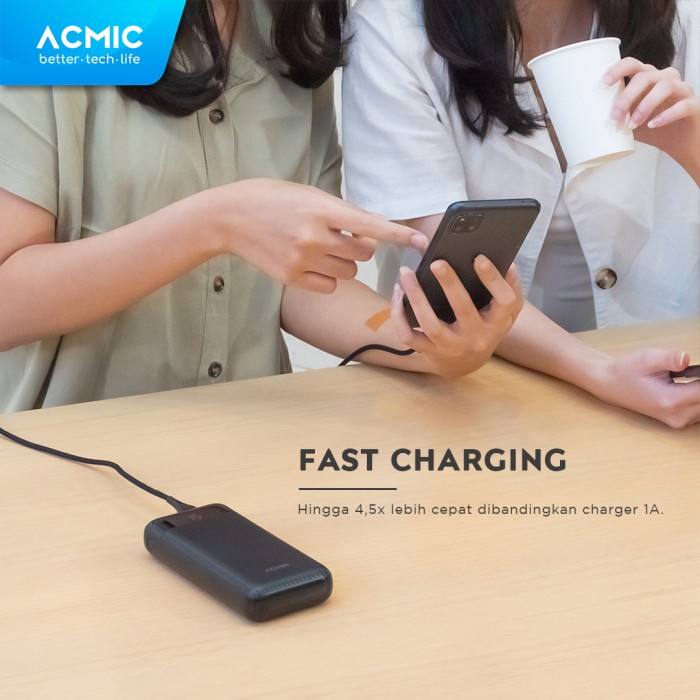 F20Pro 20000Mah Aicharge Power Qc4 + Pd + Vooc