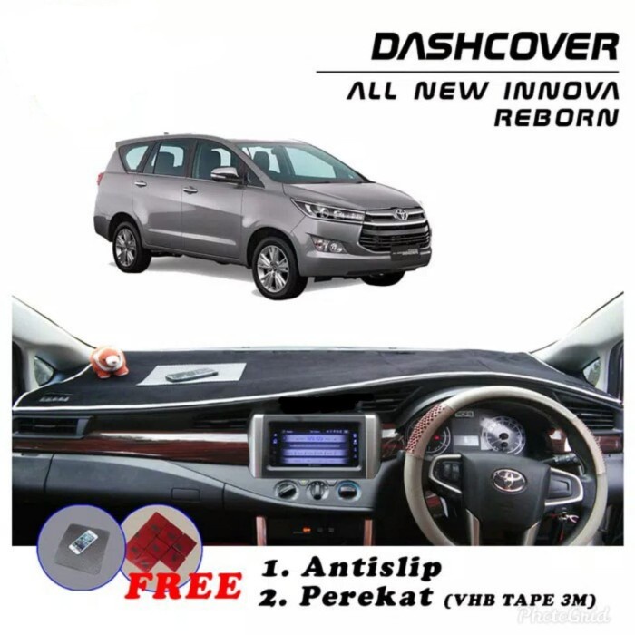 Ready Cover Dashboard Mobil Innova Reborn +Antislip Terbaik