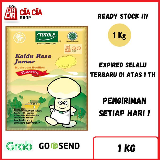 

Totole Kaldu Jamur 1kg Halal MUI Bumbu Totole Rasa Jamur 1000 gram