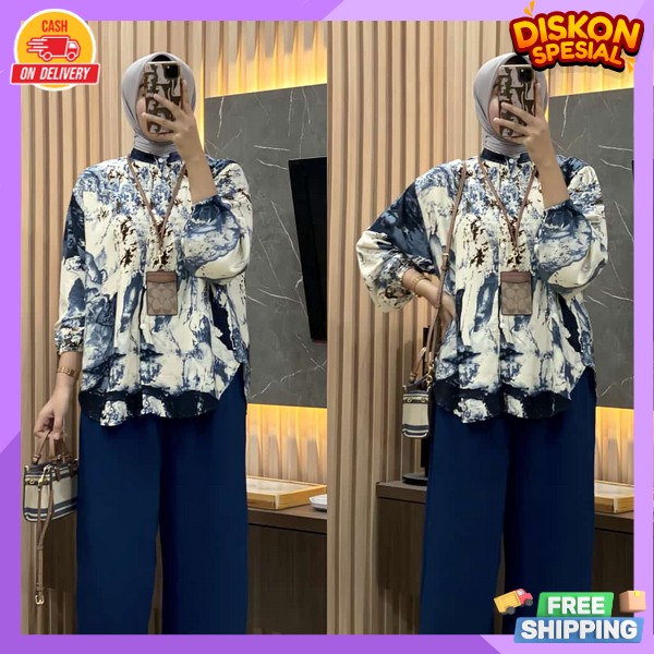 Ootd Stelan Bju Wsnita Stlan Wanita Kekinian Satu Set Baju Setelan Baju Terbaru 2024 Stln Outfit Kor