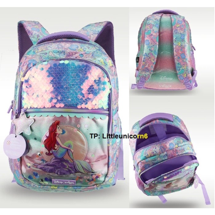 Smiggle Ariel Backpack Lunchbag Hardtop Bottle Original