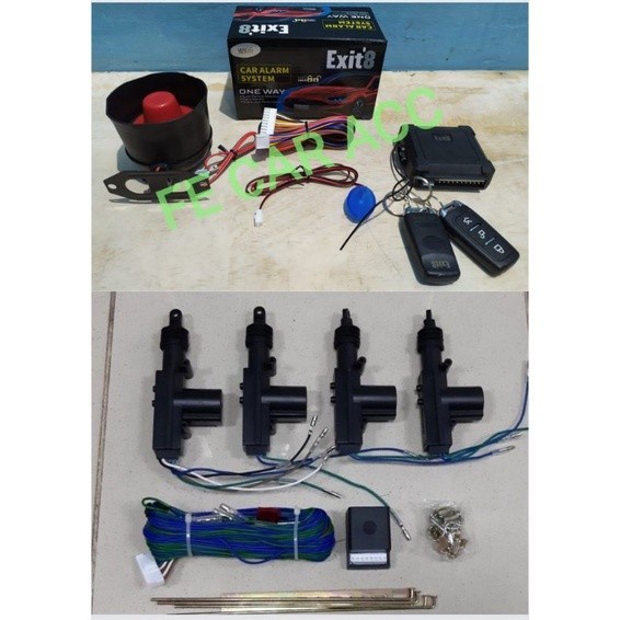 Asli Paket Alarm Central Lock Mobil Soluna Camry Nav1 Altis Etios Vios Diskon