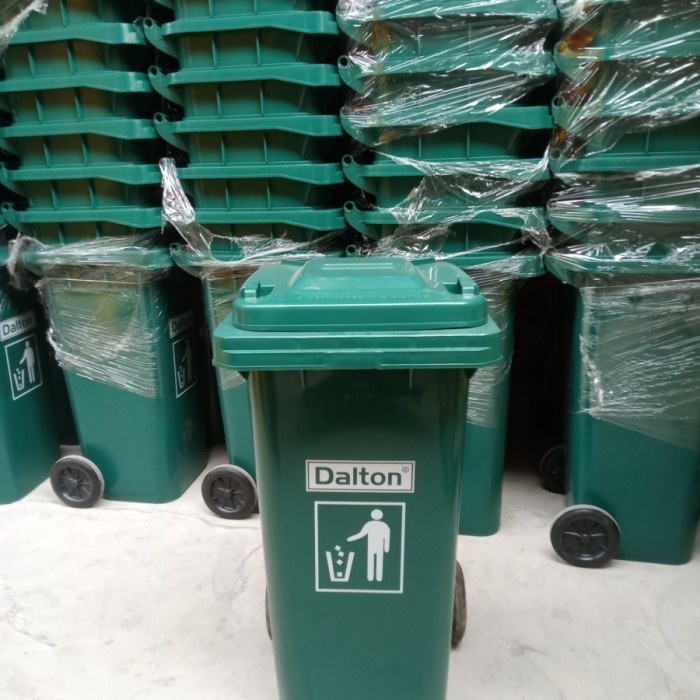 Tempat Sampah Plastik Outdoor DALTON LXD240F Dustbin HDPE 240L Grey
