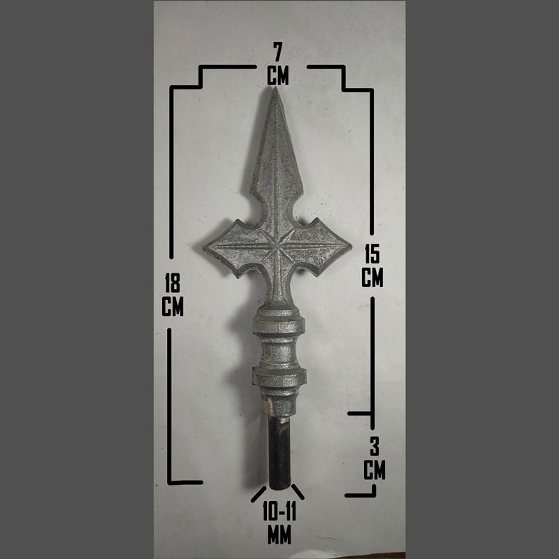Ornamen Alferon besi tempa alumunium cor TF