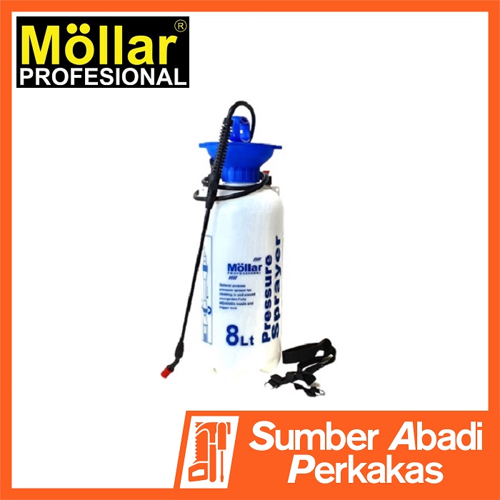 Mollar Semprotan Tanaman 8 Liter Hama Disinfektan Alat Semprot Pressure Sprayer Manual