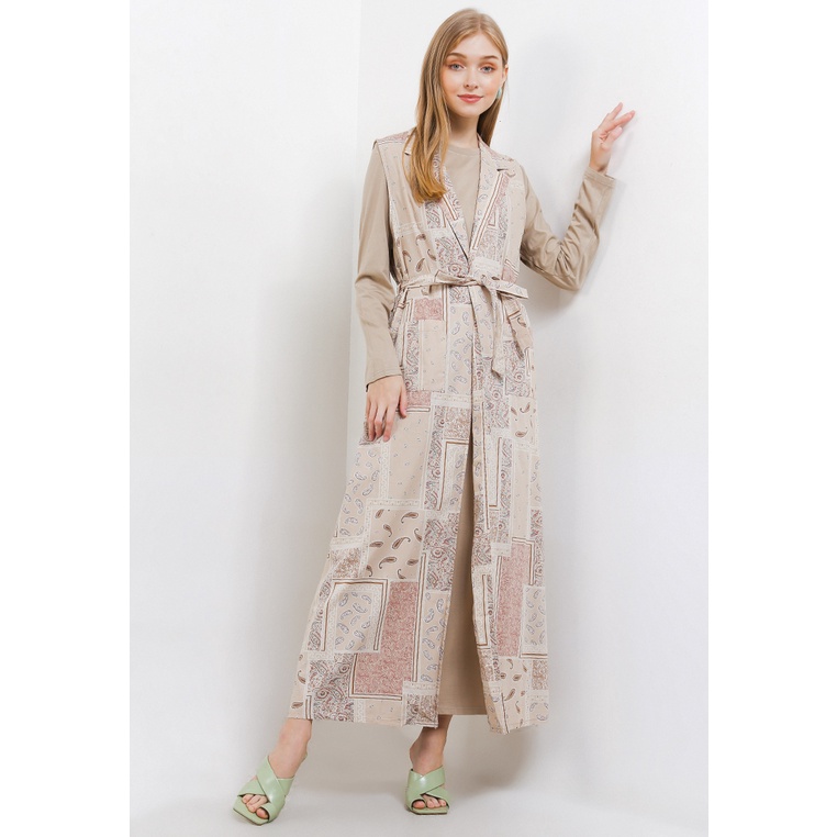 Gamis Expand Original Wanita Busana Muslim Material katun tidak transparan, ringan, dan stretch Bran