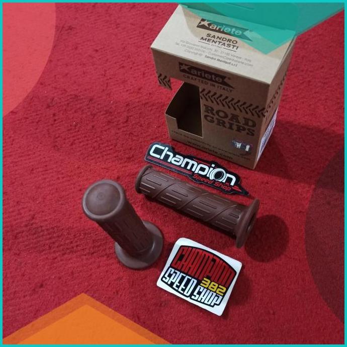 Handfat Handgrip Hand Grip ARIETE ITALY Heritage Classic Retro Brown