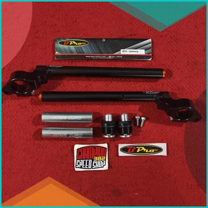Paket Stang Jepit 33mm 5 Derajat Preload BPRO Ninja 150 RR 10 150RR 2