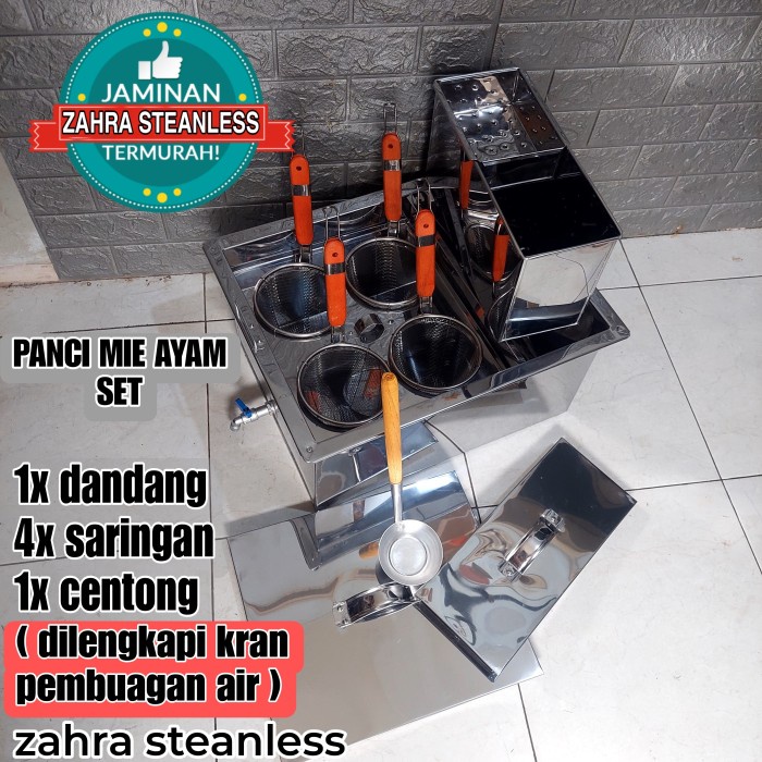 Promo Dandang Mie Kocok / Dandang Mie Ayam 4 Lubang / Panci Mie Ayam