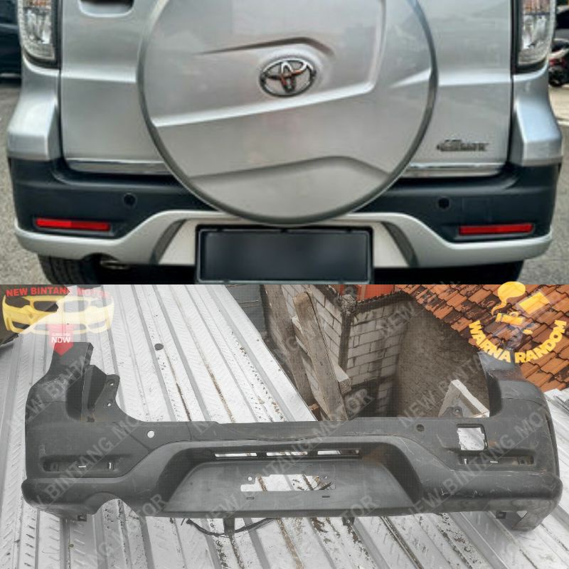 Bumper belakang toyota rush daihatsu terios facelift 2015 2016 original