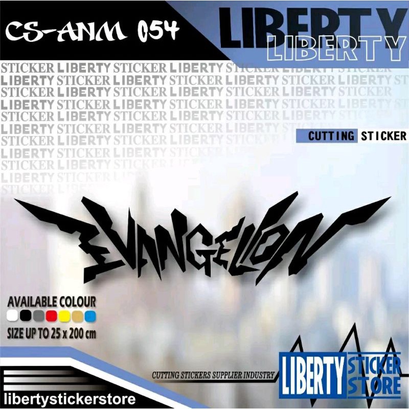 Cutting Sticker Evangelion | Cutting Stiker Evangelion | Cutting Sticker Anime | Cutting Stiker Anim
