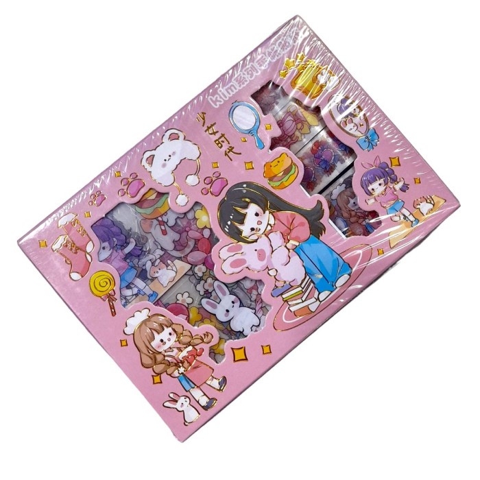 

Stiker Momo Set / Isolasi Bergambar Anti Air Sticker Roll Transparant
