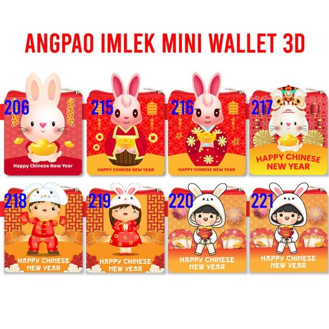 

Ready stock] Angpao Imlek Seri 3D Kelinci Amplop Chinese New Year Tahun Baru Cina