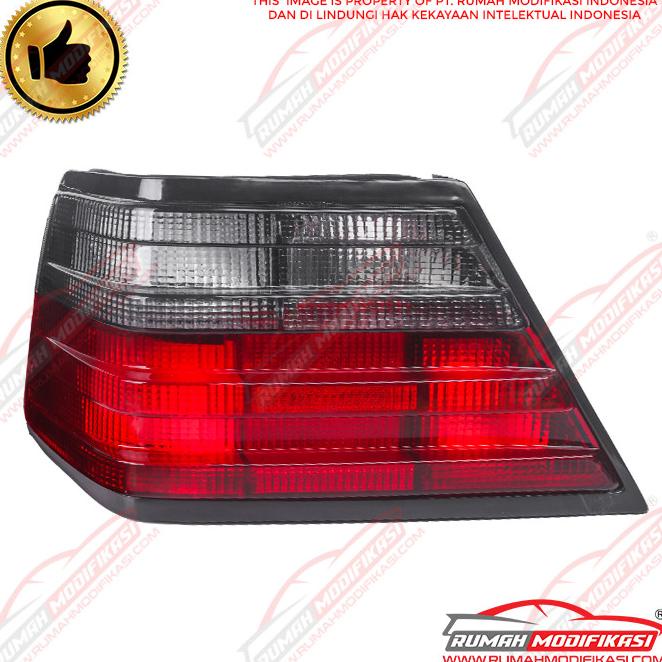 Stop Lamp - Benz W124 E-Class 1986-1995 - Crystal - Red Smoke - Tyc