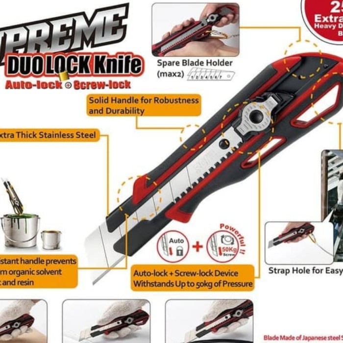 

Promo Cutter Heavy Duty Sdi Supreme Duo Lock 0445C Terbaru