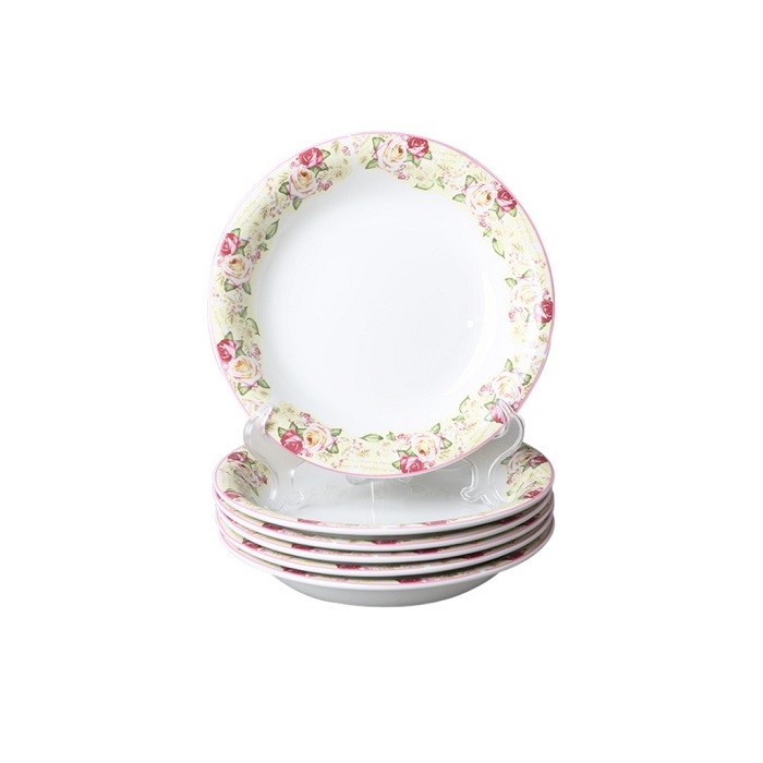 Promo Vicenza Spa3620 Mawar Piring Sup 9.25 Inch (6 Pcs)