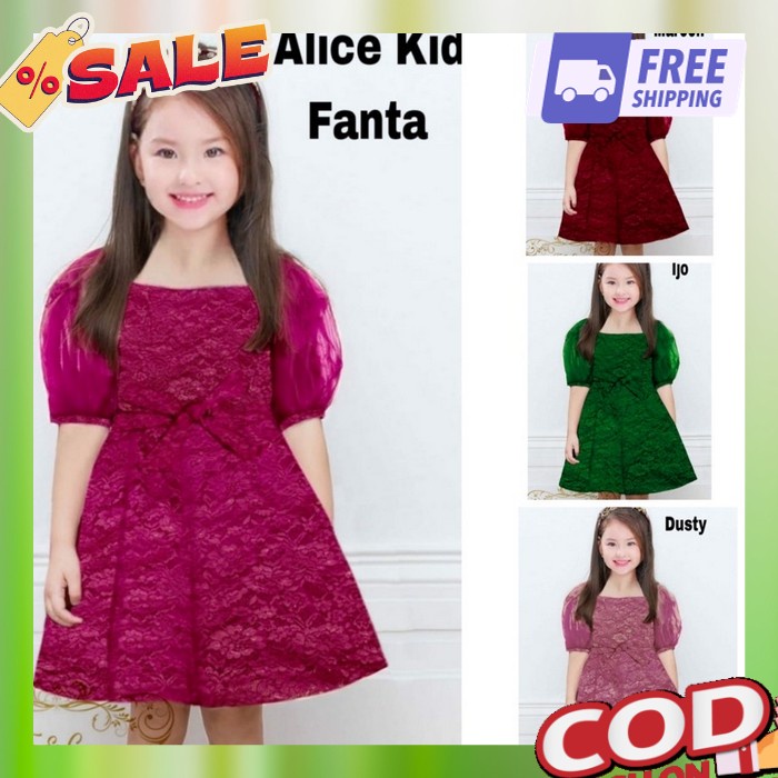 Drwss Umur 4 5 6 7 8 9 10 11 12 Tahun Dress Naral Gsun Edisi Natak Dres Cewek Natsl Kids Perempuan D