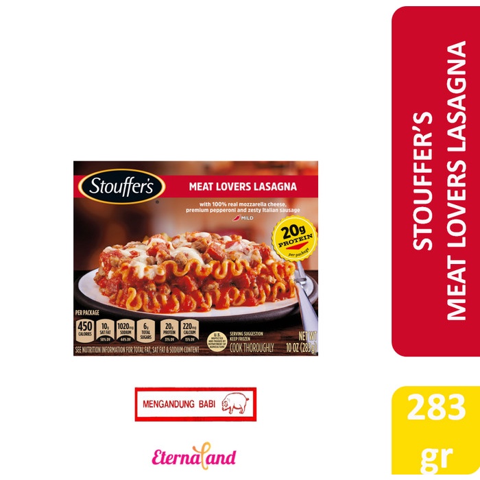 

Stouffer'S Meat Lovers Lasagna - Impor Usa (Non Halal)