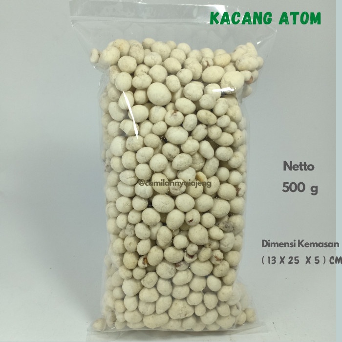 

Kacang Atom Sukro Biola Kiloan Gurih Renyah 500 G