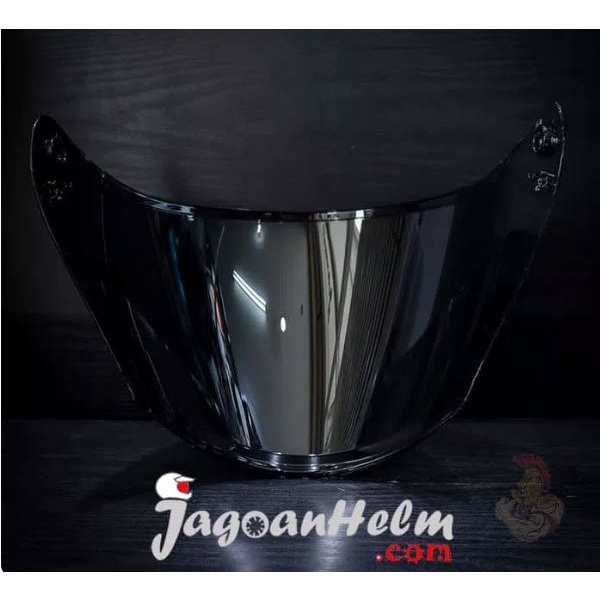 Visor Helm Ink Centro Jet Iridium Silver Kaca Ink Centro Jet