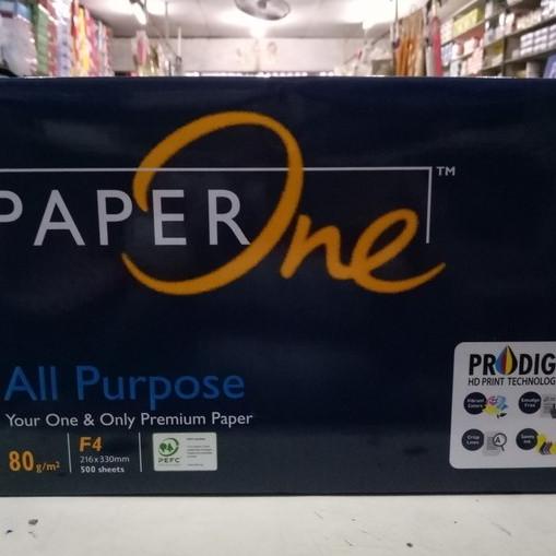 

Kertas Hvs Folio F4 80 Gram Paper One Fotocopy Paper Kode 1125