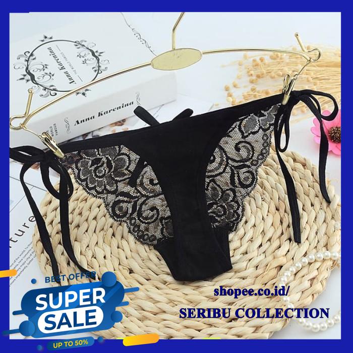G STRING SEXY CD CELANA DALAM TALI SAMPING LACE IMPORT MURAH  EKSLUSIF 